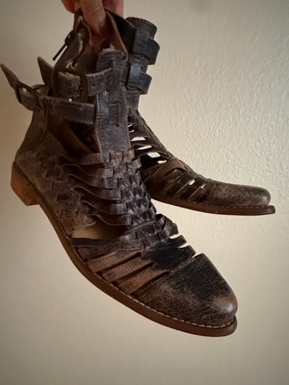 Bed Stu Rio Grande Flat Sandals/Boots Size 8 - Picture 2 of 16